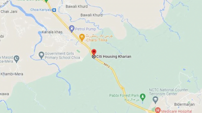 Citi housing Kharian Location